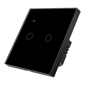 ยูบาโร่สมาร์ทวอลล์สวิตช์แผงกระจกนิรภัย ควบคุมด้วยระบบสัมผัสผ่านไวไฟ พร้อมควบคุมด้วยเสียงผ่านแอป Alexa และ Google Assistant - Product Image 2