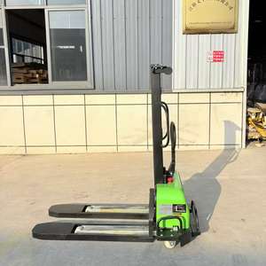 Nuevo producto 2026, cargador de paletas de autoelevación con batería de litio, apilador de autocarga portátil de elevación de carga automática semieléctrico - Product Image 6