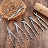 Kit d'outils professionnels de 7 pièces en acier inoxydable pour bonsaï, pinces classiques pour bonsaï, coupe-branches, outil de coupe concave pour branches de bonsaï de qualité DIY