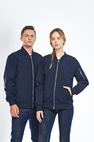 Vêtements de sport classique veste de Baseball veste coupe-vent vente en gros veste bombardier volante vierge personnalisée pour hommes