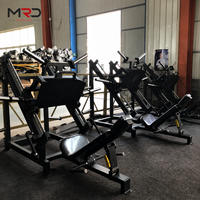 Machine de presse à jambes à charge libre 45 degrés, entraîneur de squat à traîneau pour quadriceps, fessiers, ischio-jambiers, mollets, pour salle de sport et club de fitness