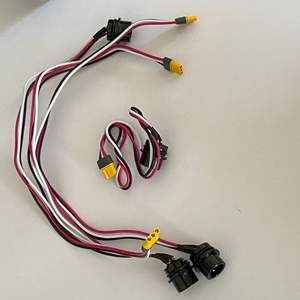 M12 3-Pin Luftfahrtstecker Elektrischer Kabelbaum IP68 Edelstahl Schwarz Beschichtet TÜV ISO9001 für Shanyou Marke für - Product Image 4