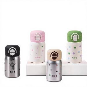 กระติกน้ำสุญญากาศสแตนเลส Xile 316 ลายการ์ตูนสำหรับ<span class=keywords><strong>เด็ก</strong></span>ผู้หญิง แก้วน้ำสำหรับเด็กและนักเรียน ฝาปิดแบบพลิกได้ พร้อมบริการสลักชื่อ - Product Image 1