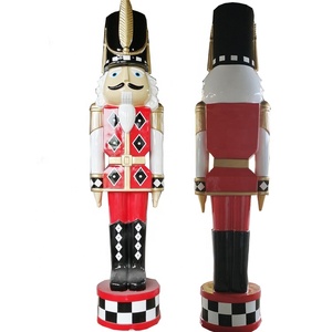 Statue de soldat <span class=keywords><strong>casse</strong></span>-<span class=keywords><strong>noisette</strong></span> géant en fibre de verre personnalisée pour l'extérieur, décoration de Noël pour les fêtes et les événements - Product Image 5