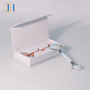 Rullo di Giada per Massaggio Facciale C&H Personalizzato di Alta Qualità, Superficie Liscia, <span class=keywords><strong>Pietra</strong></span> Naturale Multicolore, Cristallo Anti-Invecchiamento - Product Image 3