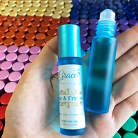 Flacon coloré spécial, parfum en roll-on, parfum personnalisé, musc, arôme, sans alcool, phéromone, huile de parfum en roll-on 10 ml
