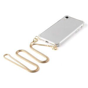 Étui de téléphone portable avec chaîne en métal, sangle de cou, bandoulière, cordon, corde, étui de téléphone portable pour <span class=keywords><strong>iPhone</strong></span> <span class=keywords><strong>XR</strong></span> - Product Image 1