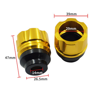 Motorcycle Modification Shock Absorption Accessories Aluminum Alloy Front Fork Cup Anti-Fall Anti-Collision for Motor Usage - Product Image 3