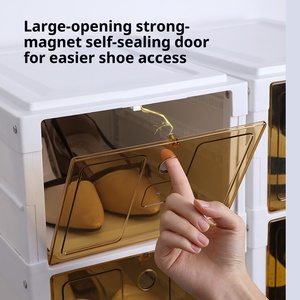 Mayi Box Portable Armoire En Plastique Placard Amovible Organizador De Zapatos Zapatero Placard Étagères Conceptions En Bois Antbox - Product Image 2