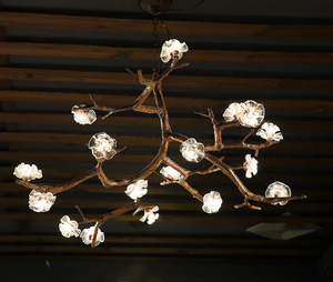 Nordic Tree Branch Chandelier Plum Blossom Luces colgantes Home Art <span class=keywords><strong>Deco</strong></span> - Product Image 2