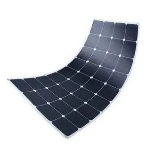 Kunden spezifisch geformte Haushalts geräte 100 Watt 12 Volt Etfe Duty Flexibles mono kristallines Solar panel für die Energie erzeugung