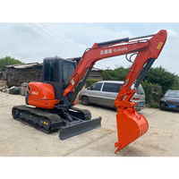 Excavatrice Kubota U55 d'occasion, petite excavatrice économique, prix bas, promotion, excavatrices sur chenilles U55-4 d'occasion