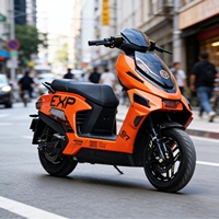 Moto électrique haute puissance 72V, nouvelle génération, autonomie extra-longue, scooter de livraison haute vitesse pour adultes, vitesse maximale 70 km/h