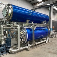 Autoclave de stérilisation à immersion pour aliments, grande machine de stérilisation à vapeur saturée pour conserves, prix compétitif