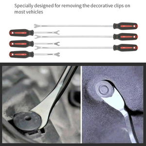 Kit <span class=keywords><strong>de</strong></span> 6 outils <span class=keywords><strong>de</strong></span> démontage <span class=keywords><strong>de</strong></span> garnitures automobiles avec poignée noire et rouge pour démontage <span class=keywords><strong>de</strong></span> panneaux intérieurs <span class=keywords><strong>de</strong></span> voiture, <span class=keywords><strong>de</strong></span> clips <span class=keywords><strong>de</strong></span> porte et <span class=keywords><strong>de</strong></span> fixations audio - Product Image 6