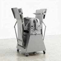 Machine à pâte feuilletée commerciale en acier inoxydable avec rouleaux pliants pour la production de croissants et de pâtisseries danoises