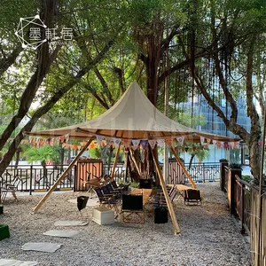 8/16 personnes, Glamping, grand Safari jardin Tipi, tente de fête