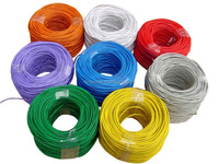 Kabel Lan jaringan kabel tembaga 4PR 0.58mm 0.57mm Cat7a Cat7 Cat8 SFTP kualitas tinggi