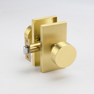 Privacy <strong>Door</strong> <strong>Knob</strong> Interior, Gold <strong>Door</strong> <strong>Knob</strong> with Lock, Satin Brass Rectangle Interior <strong>Door</strong> Lock Bathroom Lock - Product Image 2