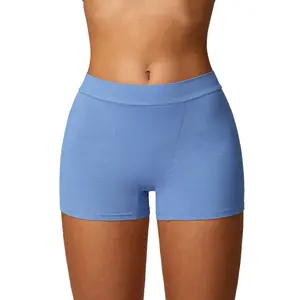 Grosir pakaian olahraga celana ketat Gym celana pendek olahraga pita celana pendek Yoga untuk wanita