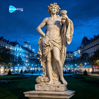 Statue de Dionysos en marbre blanc grec grandeur nature pour jardin extérieur