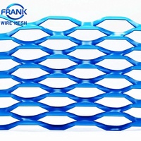 Tôle de treillis métallique expansé en acier à faible teneur en carbone de 4 mm d'épaisseur, forme diamant, petits trous, maille de fil extensible