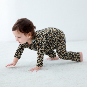 Combinaison personnalisée pour bébé fille à manches longues, tenue zippée pour nourrisson, vêtements pour tout-petits, grenouillère en bambou, vente en gros de vêtements pour bébés - Product Image 4