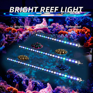Lumière d'<span class=keywords><strong>aquarium</strong></span> 3TreeLED High Par Value 55cm 54w Ra90 IP65 haute luminosité pour coraux de récif, tube <span class=keywords><strong>T5</strong></span>, lever de soleil, dimmable, Phantom Lumini - Product Image 2