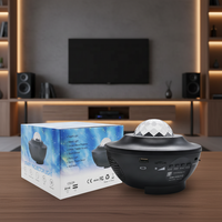 Lampe de nuit LED Galaxy avec haut-parleur musical, télécommande, prise USB 5V, lampe de nuit LED pour salon moderne, décoration de la maison