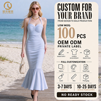 Fabricant OEM ODM, Vente en Gros, Robe Trapèze Personnalisée pour Femme, Robe Décontractée, Fabricants de Vêtements, Robes de Carrière, Robes d'Été pour Dames