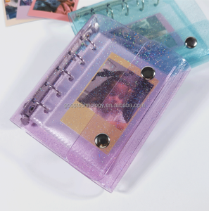 Goss Vente en gros Offre Spéciale Corée Mini classeur multicolore style Kpop Porte-cartes photos Taille N5 Transparent PVC 3 anneaux <span class=keywords><strong>Album</strong></span> classeur - Product Image 2
