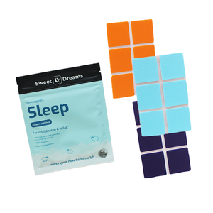 لاصقة مساعدة على النوم للاسترخاء والتهدئة للتعب تدعم ليلة جيدة طبيعية محسن للنوم رقع الميلاتونين للنوم - Product Image 1