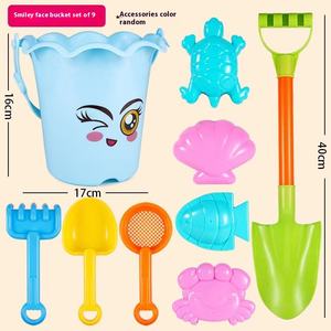 لعب الأطفال في الهواء الطلق الشاطئ & طقم حفر البلاستيك والمجارف الرملية على شاطئ البحر أدوات اللعب للفتيان والفتيات - Product Image 6