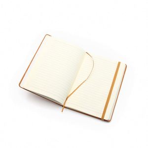 Custom Printing Note Book A5 Soft Customizable Leather Journal Hardcover <b>Lined</b> Pu Cover <b>Notebook</b> Elastic Band - Product Image 1