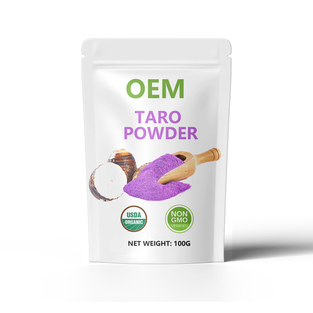 OEM/ODM Private Label 100 г в наличии органический натуральный чистый порошок Таро Свежий Экстракт корня Таро для молочного чая травяной экстракт в бутылке