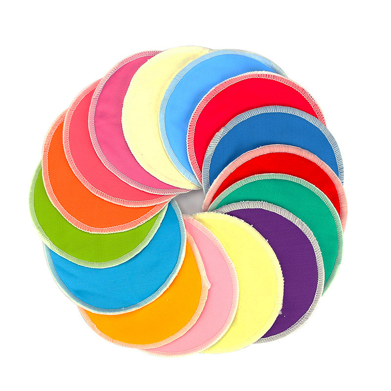 Washable Nursing Breast Pads For Pregnant Women Waterproof PUL Mom Breastfeeding 12cm Bamboo Fiber Reusable Nursing Pads