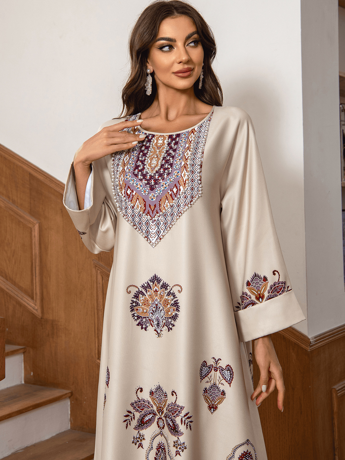 african embroidery dress designs African Dresses For Woman Bazin Riche Embroidery Design Long Dress