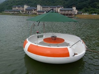 Barbecue flottant à prix avantageux en Chine, barbecue en forme de beignet, bateau de fête, bateau de pique-nique