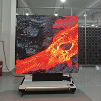 Pantalla LED Profesional UHD 2K COB Todo en Uno de 108 Pulgadas, Plegable y Motorizada, para Sala de Juntas Inteligente y Oficina