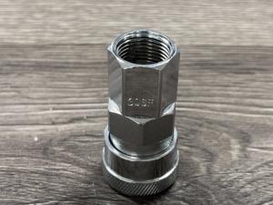 Raccord rapide pneumatique en acier inoxydable, connecteur femelle pour systèmes de freinage automobile, marque LONG XIN, modèle Zinc.JHI-38SF - Product Image 2