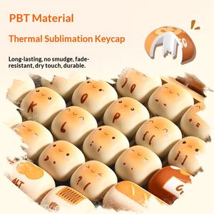 Clavier mécanique OEM RGB MG75W Bun Paradise PBT USB-C sans fil 2.4G pour gaming de bureau, nouveau, Chine, hot-swap, 1000Hz - Product Image 5