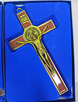 Décoration Religieuse Artisanale en Boîte, Croix Pendentif 30*15cm, Ornement pour Bureau et Maison, Vente Chaude