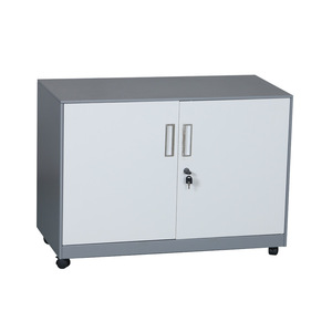 Archivador Móvil de Oficina con Cerradura, Unidad de Almacenamiento de Acero de 2 Niveles para Impresora, Copiadora, Colocación en Banco de Trabajo OWS-977 - Product Image 2
