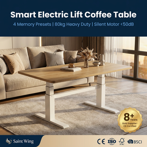 Mesa Auxiliar Motorizada Profesional para Sofá, Altura Ajustable, <span class=keywords><strong>Escritorio</strong></span> para Portátil para Sala de Estar - Estación de Trabajo Ergonómica Inteligente - Product Image 4