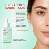 Sérum hydratant au squalane, à la glycérine et aux céramides, sérum hydratant pour le visage, fabricant OEM ODM en marque privée