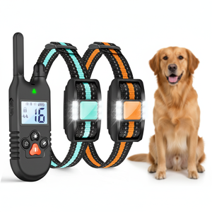 Collar de Adiestramiento <span class=keywords><strong>para</strong></span> <span class=keywords><strong>Perros</strong></span> Recargable P30V con Dos Collares y Control Remoto, Apto <span class=keywords><strong>para</strong></span> Múltiples <span class=keywords><strong>Perros</strong></span> en el Hogar - Product Image 1