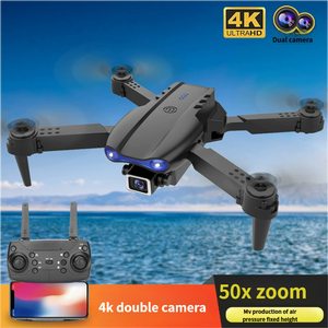 Máy bay không người lái điều khiển từ xa (<span class=keywords><strong>RC</strong></span>) E99 Pro 4K có thể gập lại, dành cho người mới bắt đầu, với chức năng điều khiển bằng cử chỉ và đường bay theo dõi qua ứng dụng. - Product Image 2