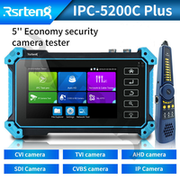 Testeur de caméra CCTV Rsrteng 5,4 pouces IPC-5200C Plus, traceur de câble POE, outils réseau TVI CVI AHD SDI WiFi