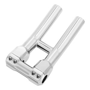 Rehausseurs de guidon chromés XF160734-E 9.84 "pour Harley 1.25" Bar Softail 99-22 <span class=keywords><strong>Dyna</strong></span> 99-17 - Product Image 4