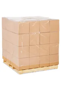 Large Size 1-3 Meter Width Customized Thickness Transparent Pallet Protective Packing Film Roll Clear PE Poly Plastic Film